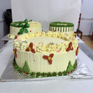 Vannilla Cake 12''x12''.